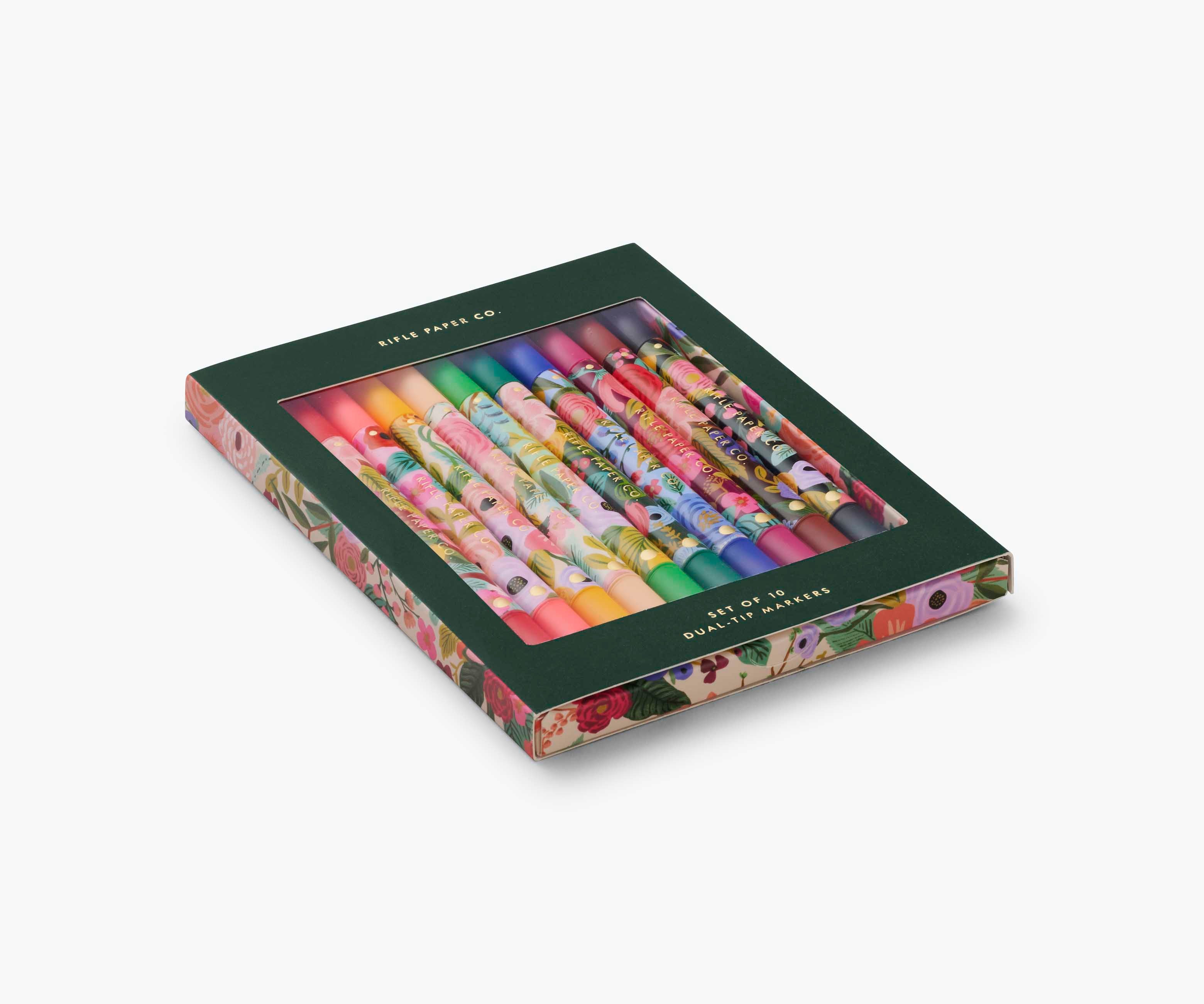 Garden Party Dual-Tipped Marker Set – 10 Pieces