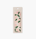 Pink Hydrangea Illustrated Bookmark with Grosgrain Ribbon