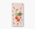Cherry Pattern Glossy Enamel Keychain
