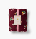 Ditsy Dahlia Travel Fleece Blanket with Trolley Sleeve