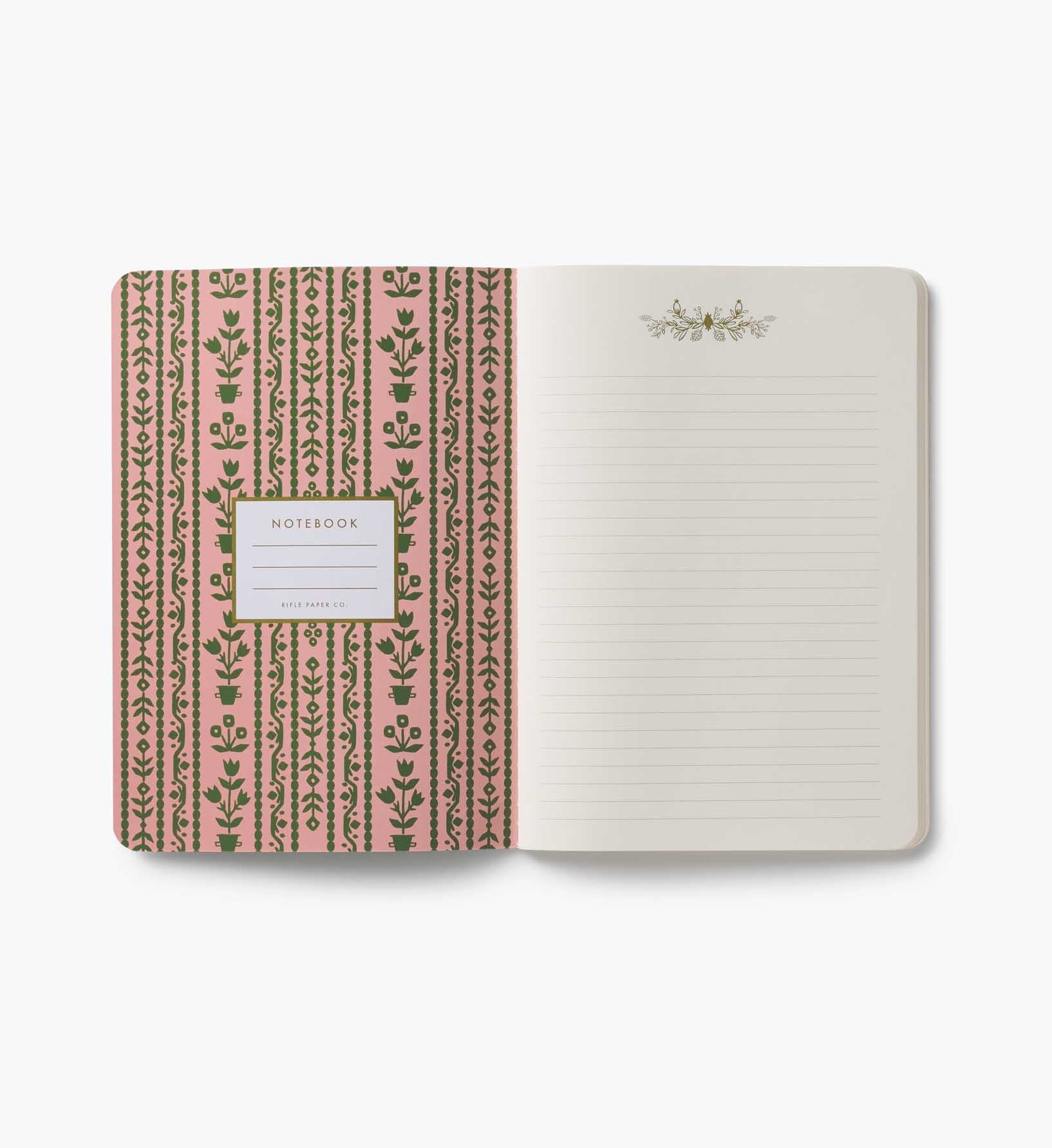 Jane Austen Stitched Notebook Set – 3 Pieces