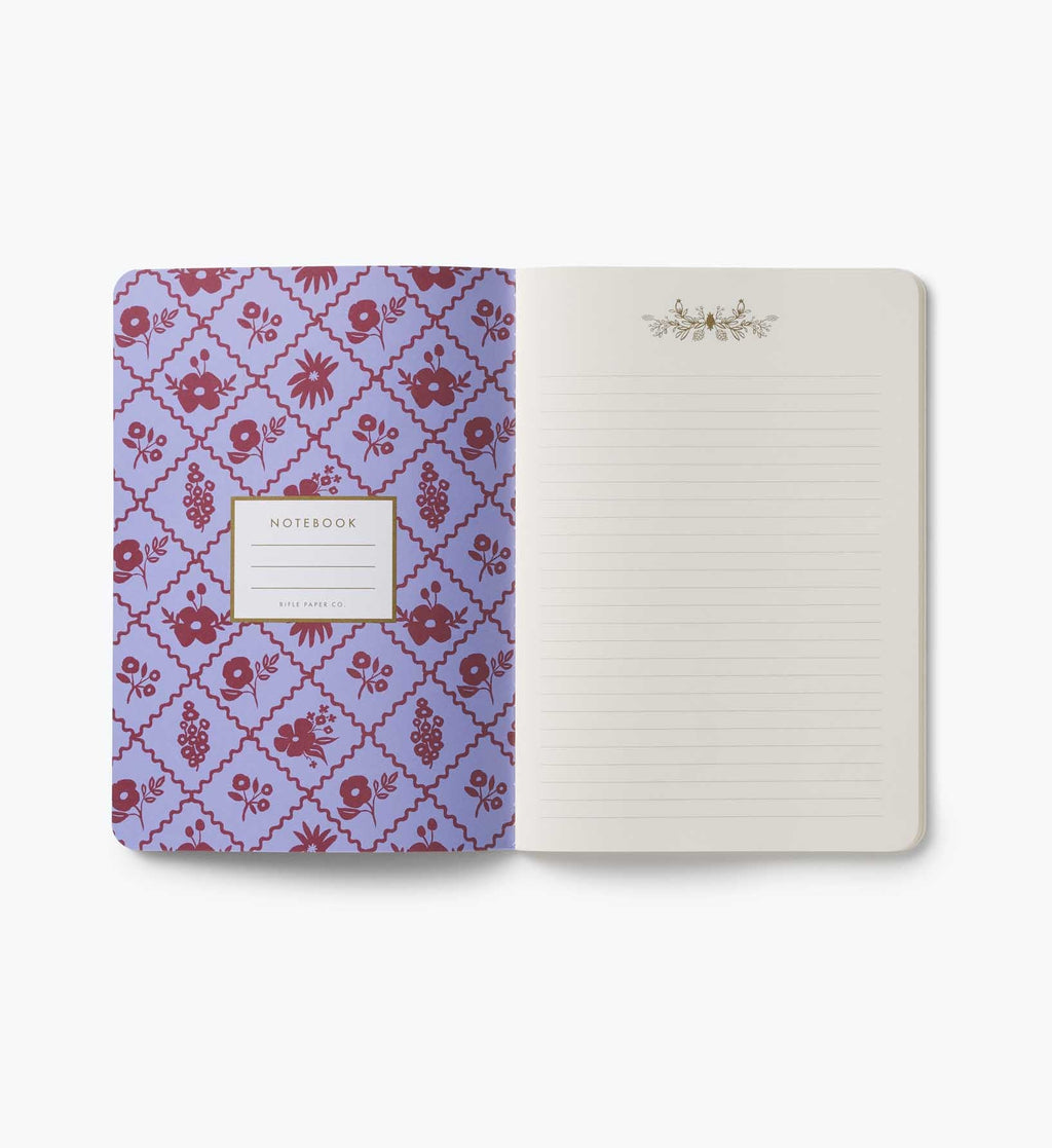 Jane Austen Stitched Notebook Set – 3 Pieces