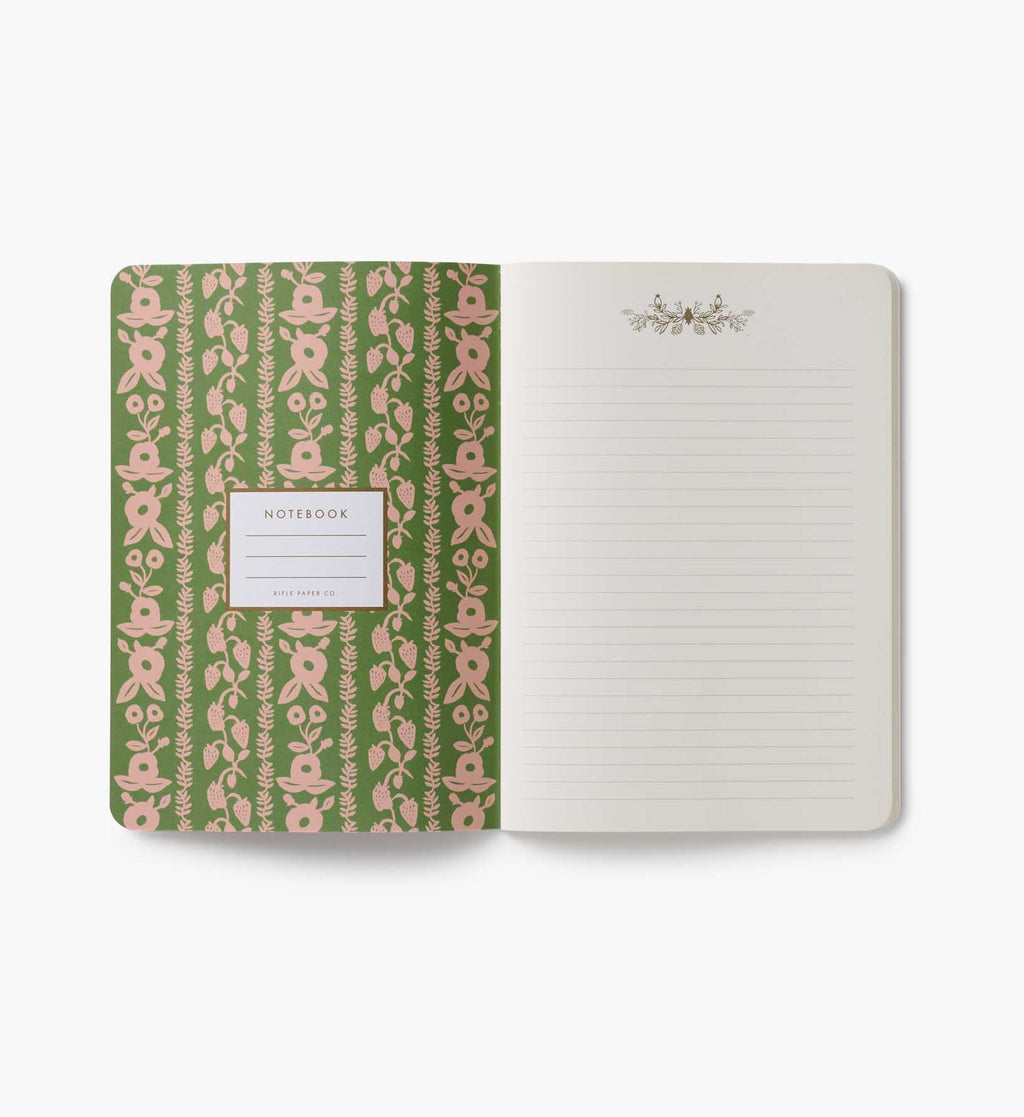 Jane Austen Stitched Notebook Set – 3 Pieces