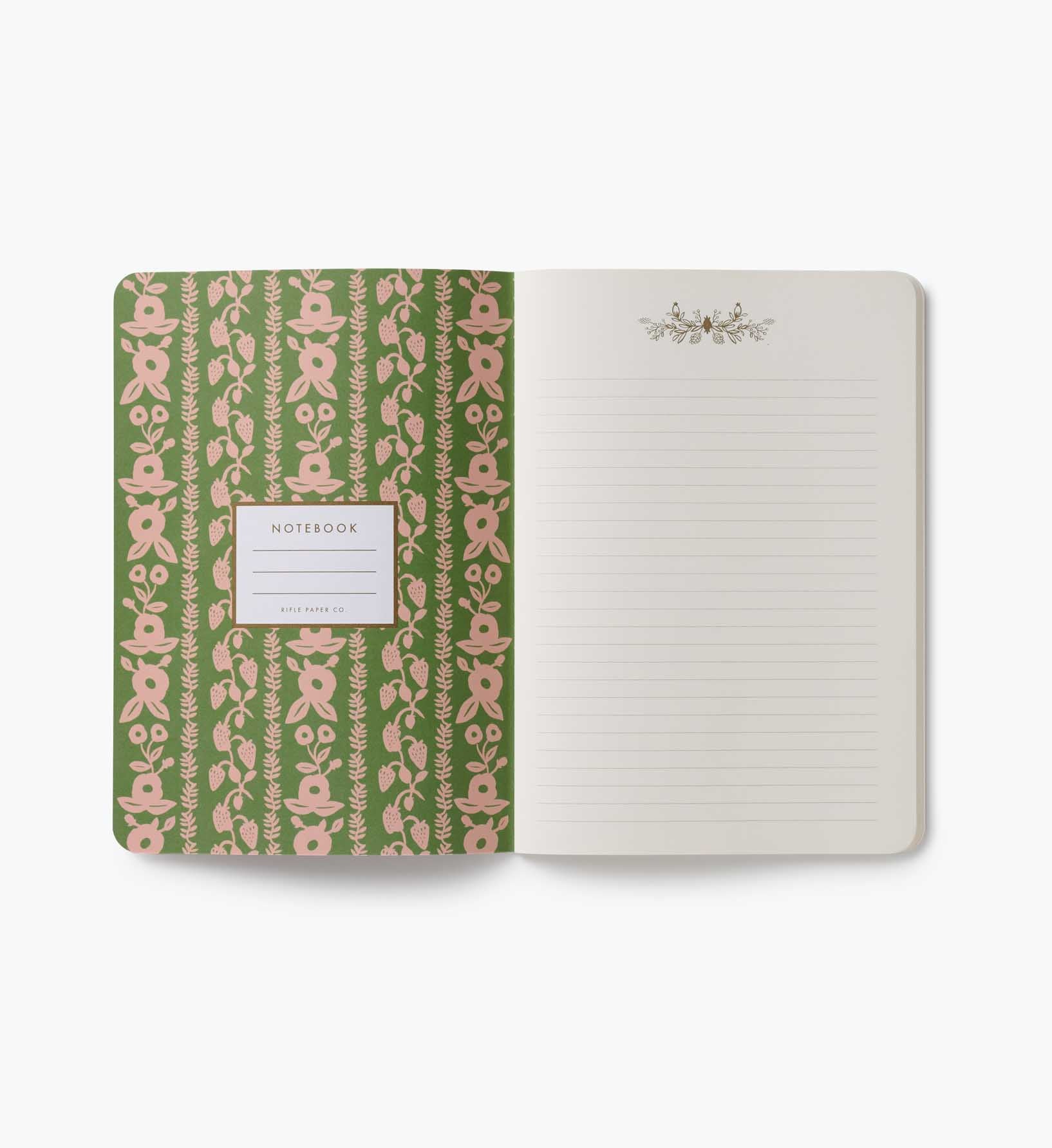 Jane Austen Stitched Notebook Set – 3 Pieces