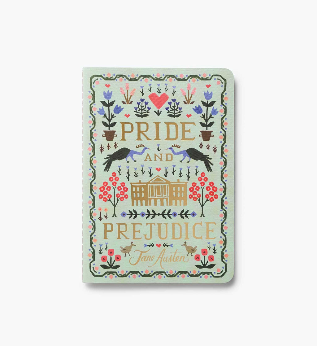 Jane Austen Stitched Notebook Set – 3 Pieces
