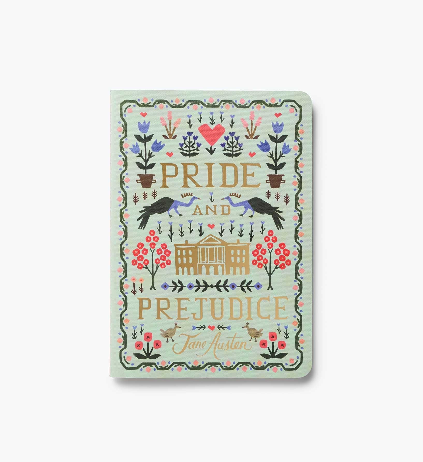 Jane Austen Stitched Notebook Set – 3 Pieces