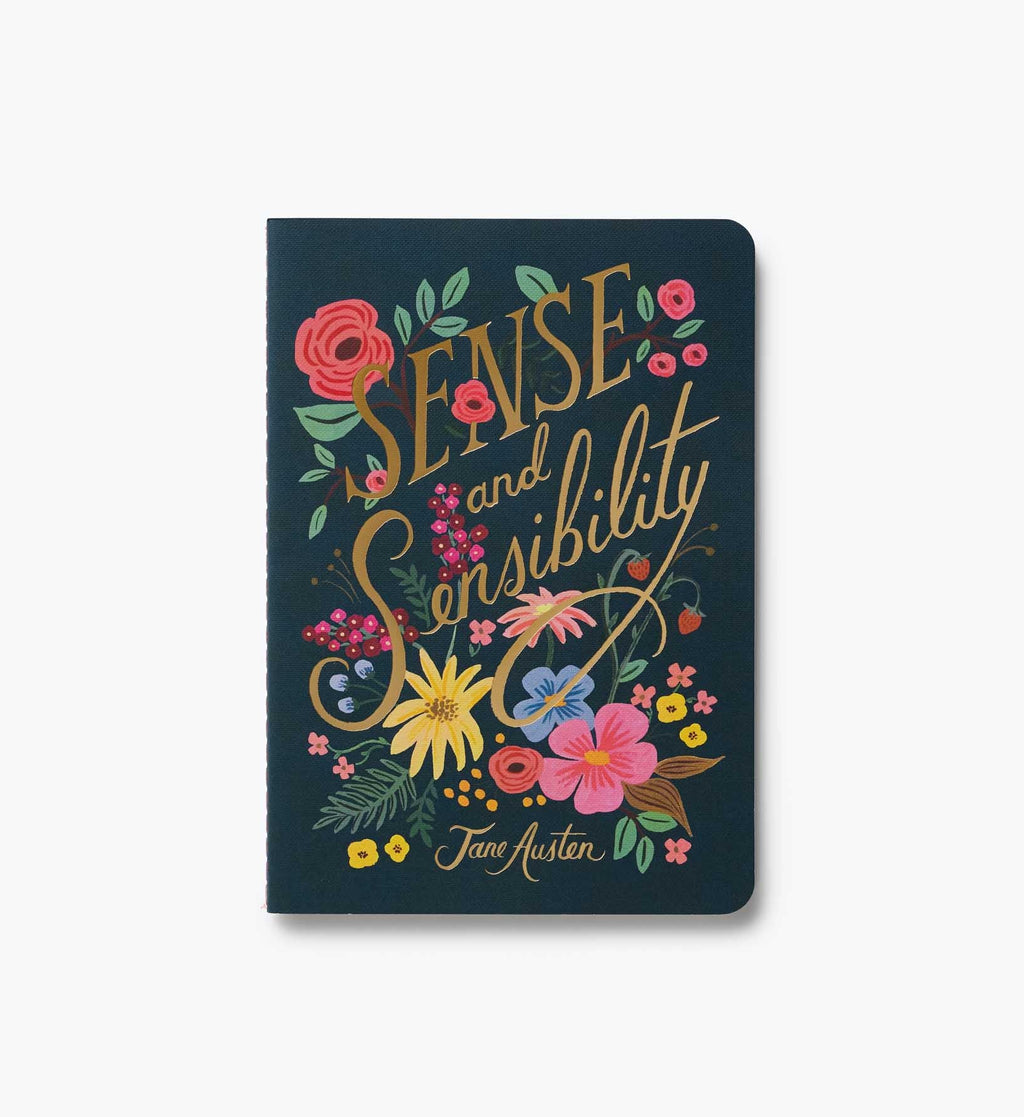 Jane Austen Stitched Notebook Set – 3 Pieces