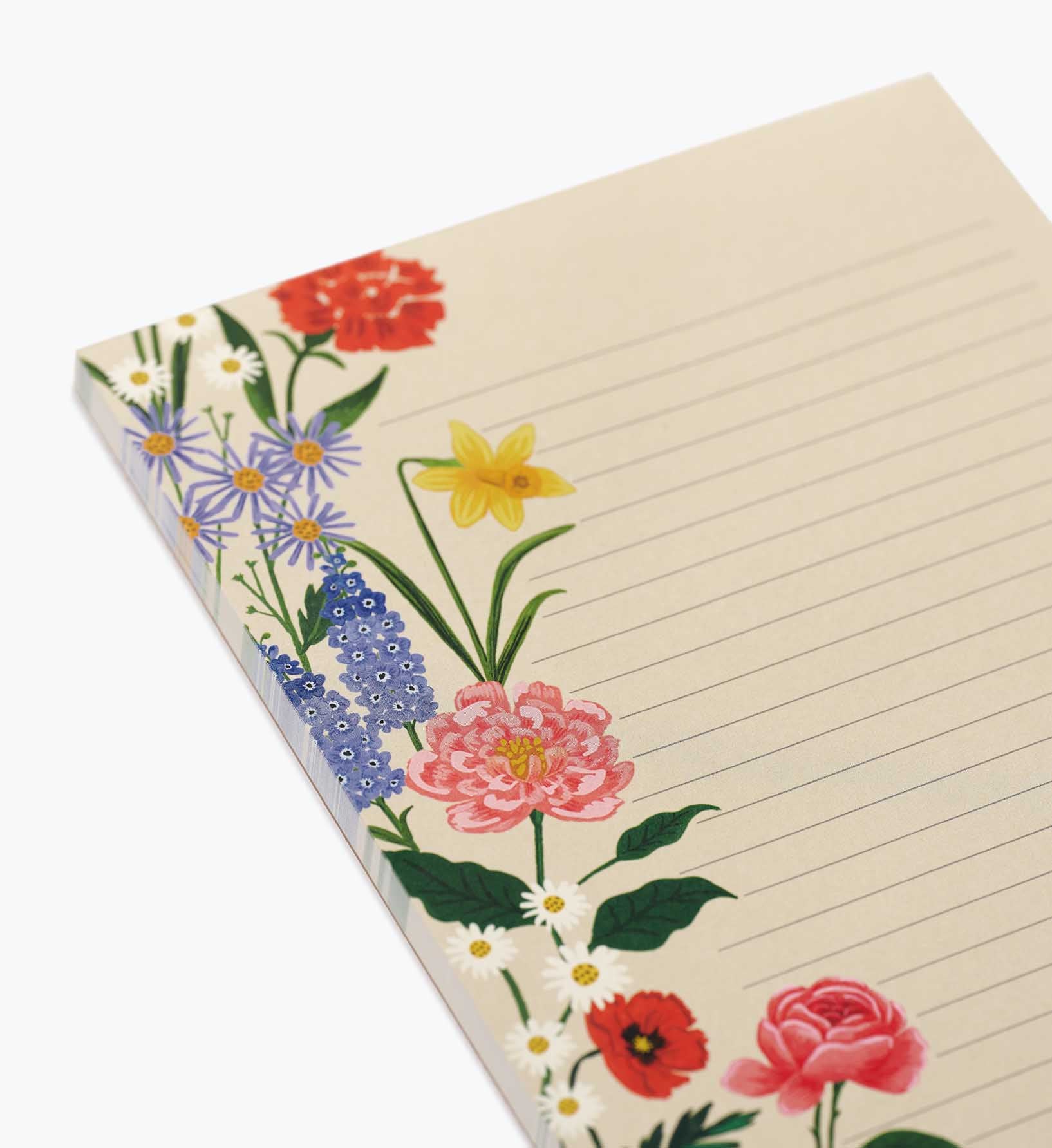 Garden Study Large Memo Notepad – 65 Sheets