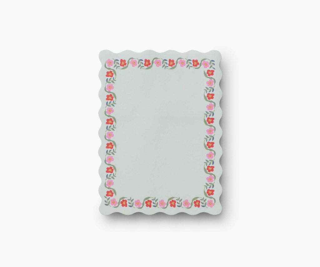 Delphine Bloom Die-Cut Sticky Note Pad – 50 Sheets