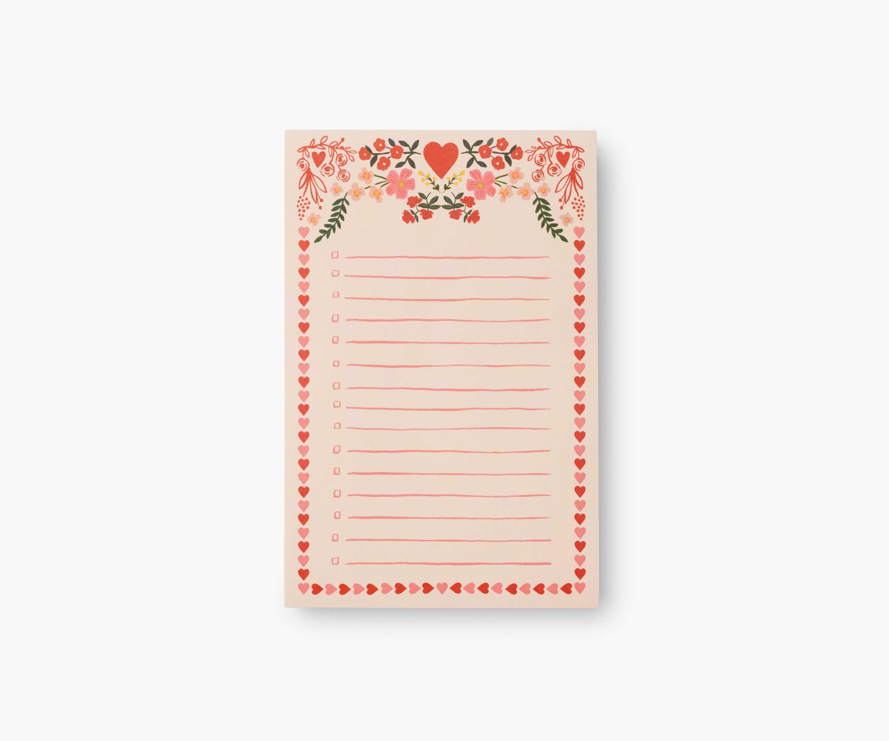 Juliet Romance Theme Checklist Notepad