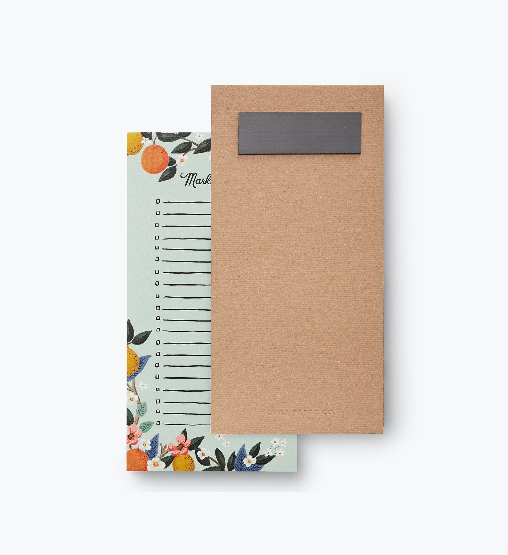 Citrus Grove Grocery List Pad with Fridge Magnet – 50 Sheets