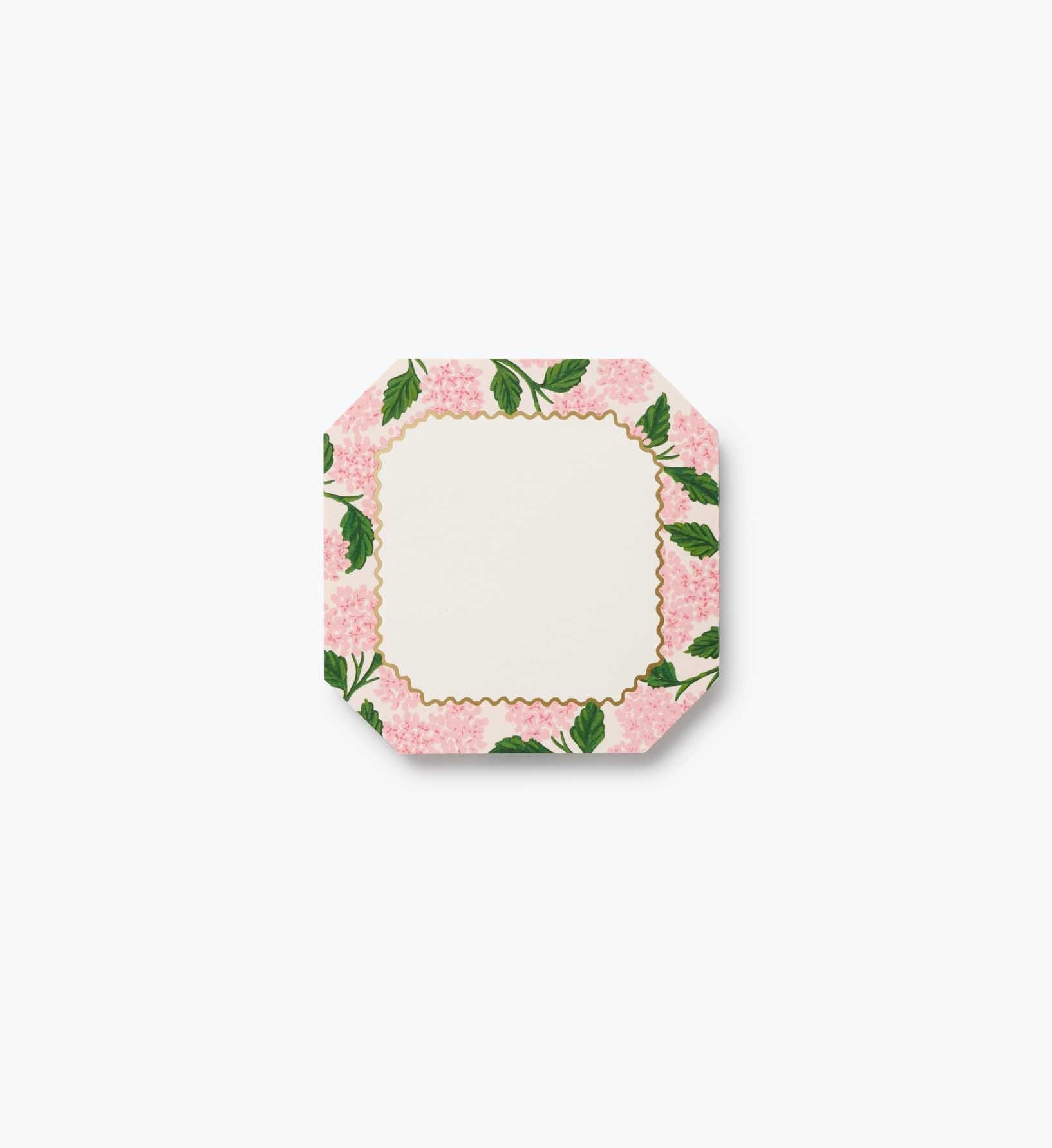 Pink Hydrangea Mini Notepad Trio – 3 Pieces