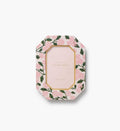 Pink Hydrangea Paper-Wrapped Octagonal Picture Frame