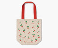 Cherry Pattern Canvas Tote Bag