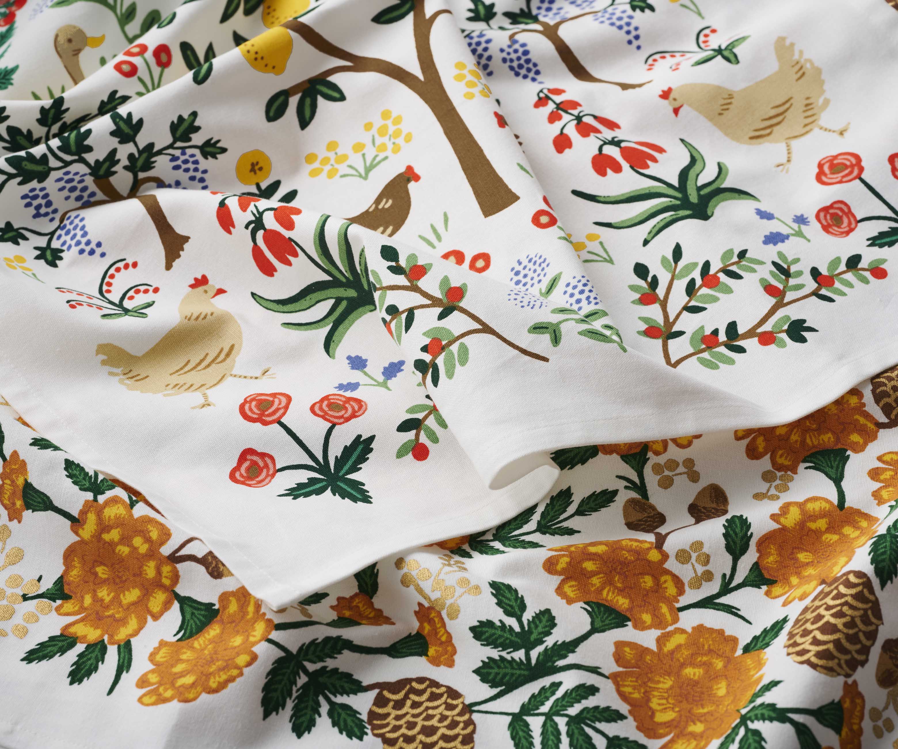 Grateful Harvest Printed Kitchen Tea Towel