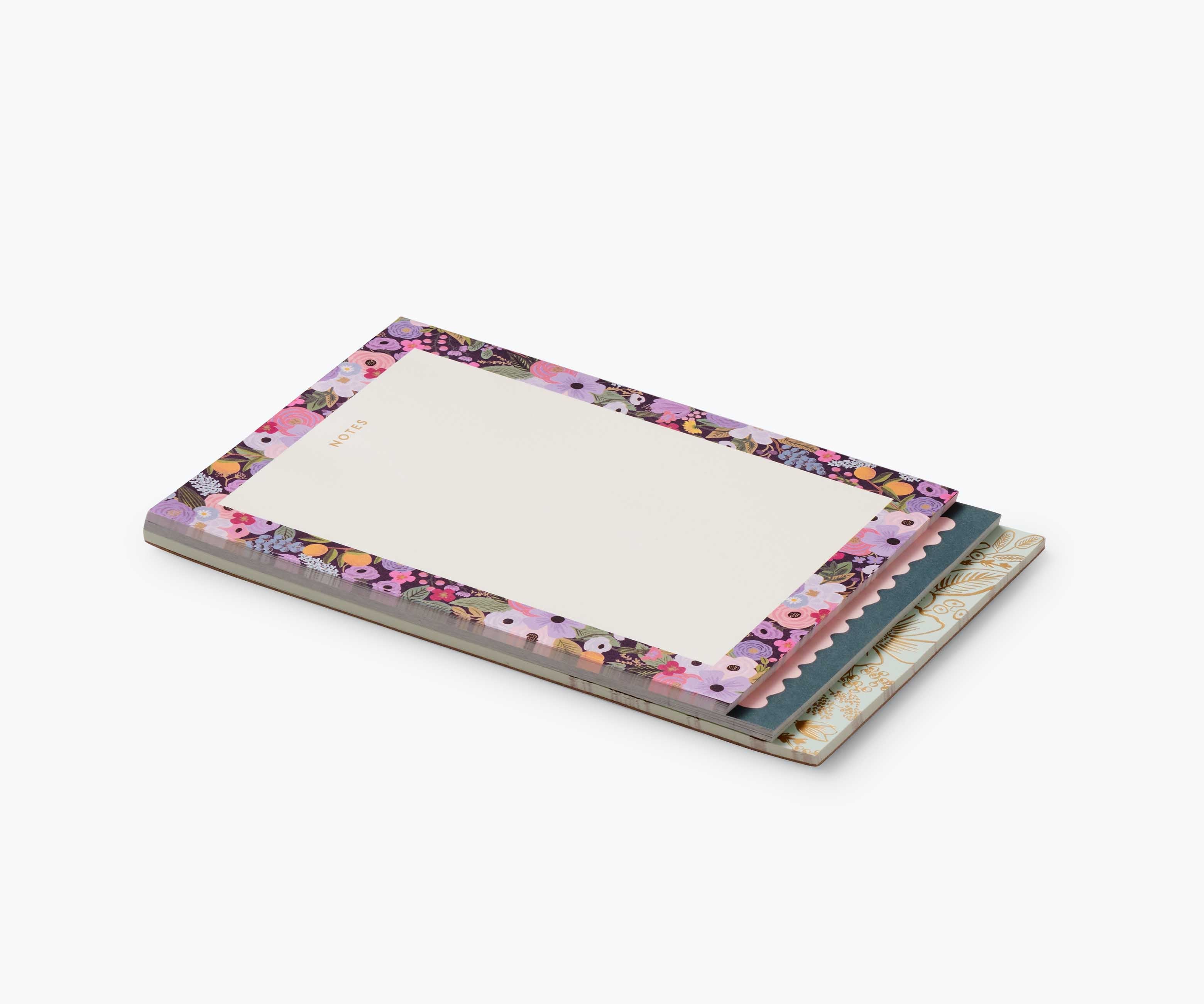 Garden Party Tiered Notepad – 3 Sections, 75 Pages