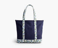 Hydrangea Canvas Carry-All Tote with Zipper